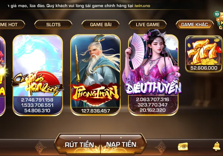 Nổ Hũ Iwin Thiên Đường Săn Thưởng Với Cơ Hội Trúng Jackpot Hàng Tỷ